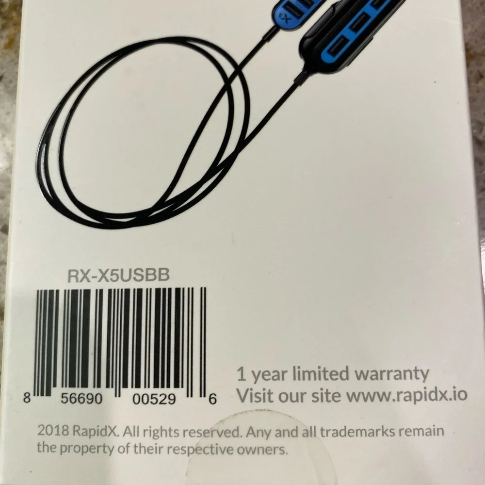 Rapid Car Charger with 5 USB Ports NWOT